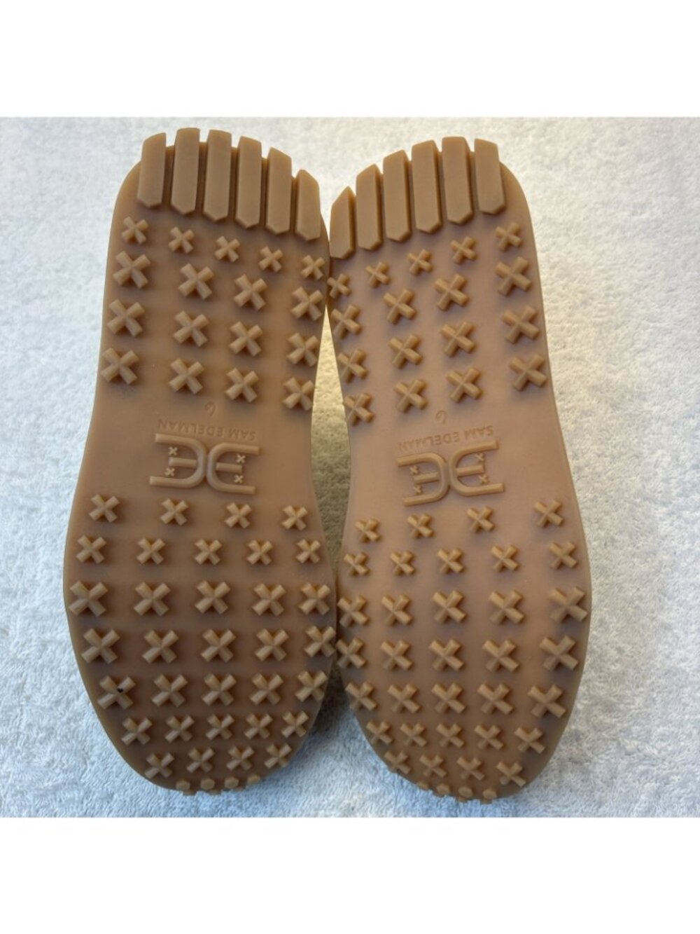 Sam Edelman Langley Tan/Ivory Mesh Leather SZ 6 Women New in Box - Picture 6 of 8